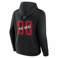 Atlanta Falcons Hustle Personalized Name & Number Hoodie - Black outlet
