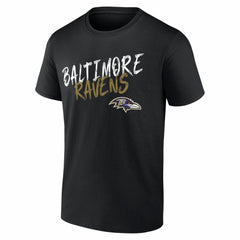 Baltimore Ravens Hustle Personalized Name & Number T-Shirt - Black outlet