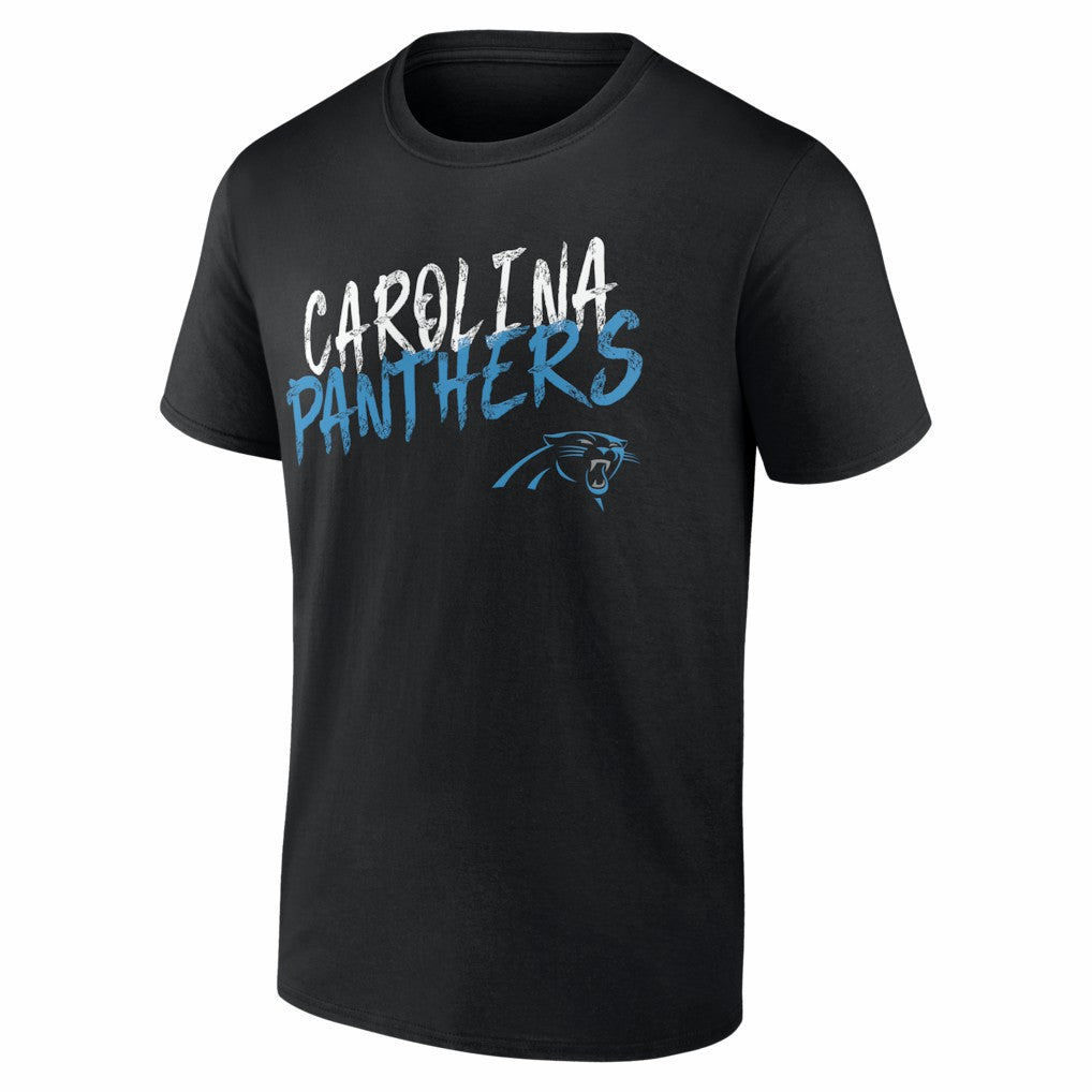 Carolina Panthers Hustle Personalized Name & Number T-Shirt - Black for sale
