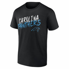Carolina Panthers Hustle Personalized Name & Number T-Shirt - Black for sale