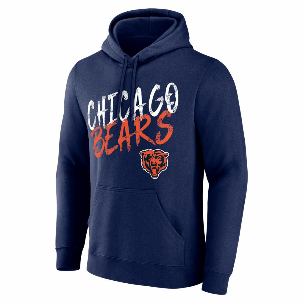 Chicago Bears Hustle Personalized Name & Number Hoodie - Navy on sale