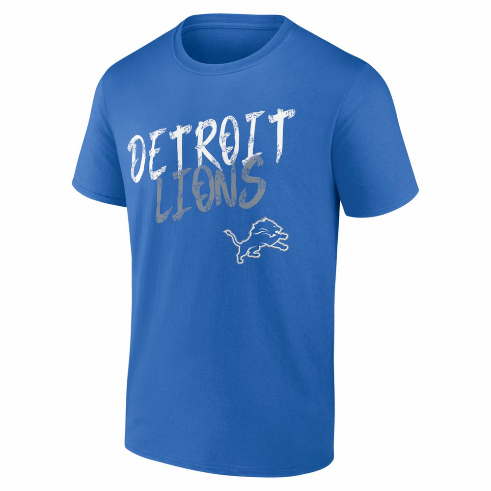 Detroit Lions Hustle Personalized Name & Number T-Shirt - Blue discount