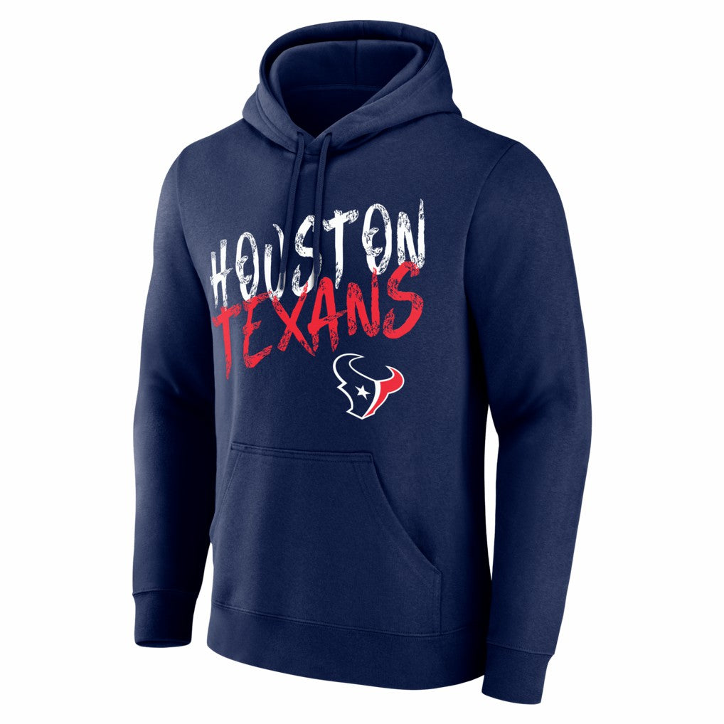 Houston Texans Hustle Personalized Name & Number Hoodie - Navy for sale