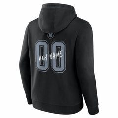 Las Vegas Raiders Hustle Personalized Name & Number Hoodie - Black for sale