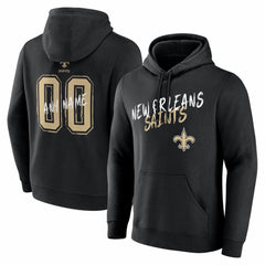 New Orleans Saints Hustle Personalized Name & Number Hoodie - Black for sale