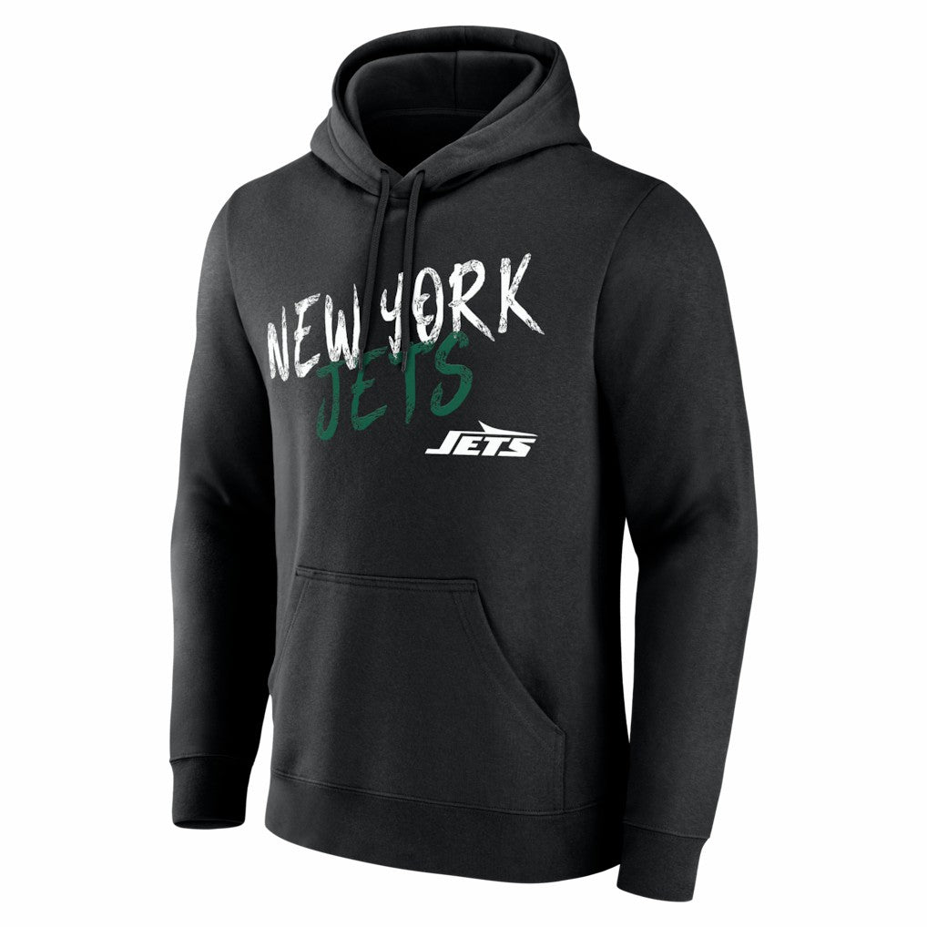 New York Jets Hustle Personalized Name & Number Hoodie - Black outlet