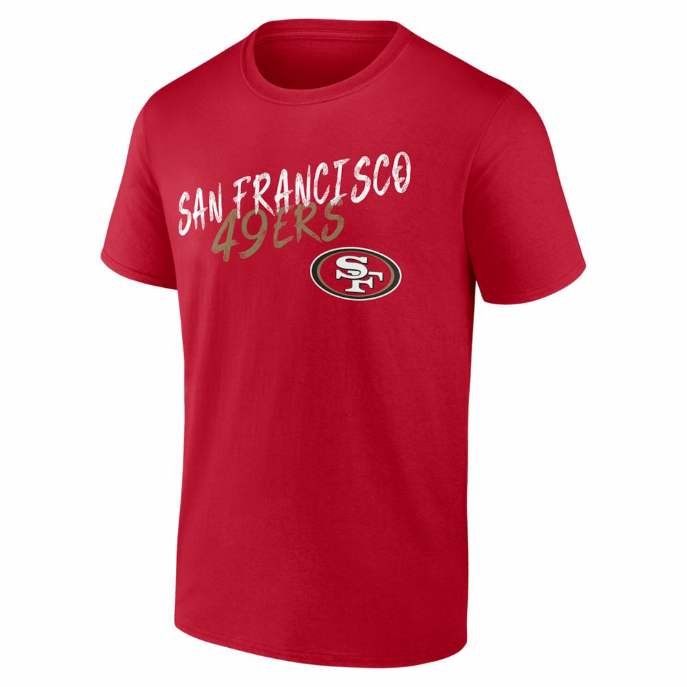 San Francisco 49ers Hustle Personalized Name & Number T-Shirt - Scarlet on sale