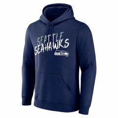 Seattle Seahawks Hustle Personalized Name & Number Hoodie - College Navy outlet