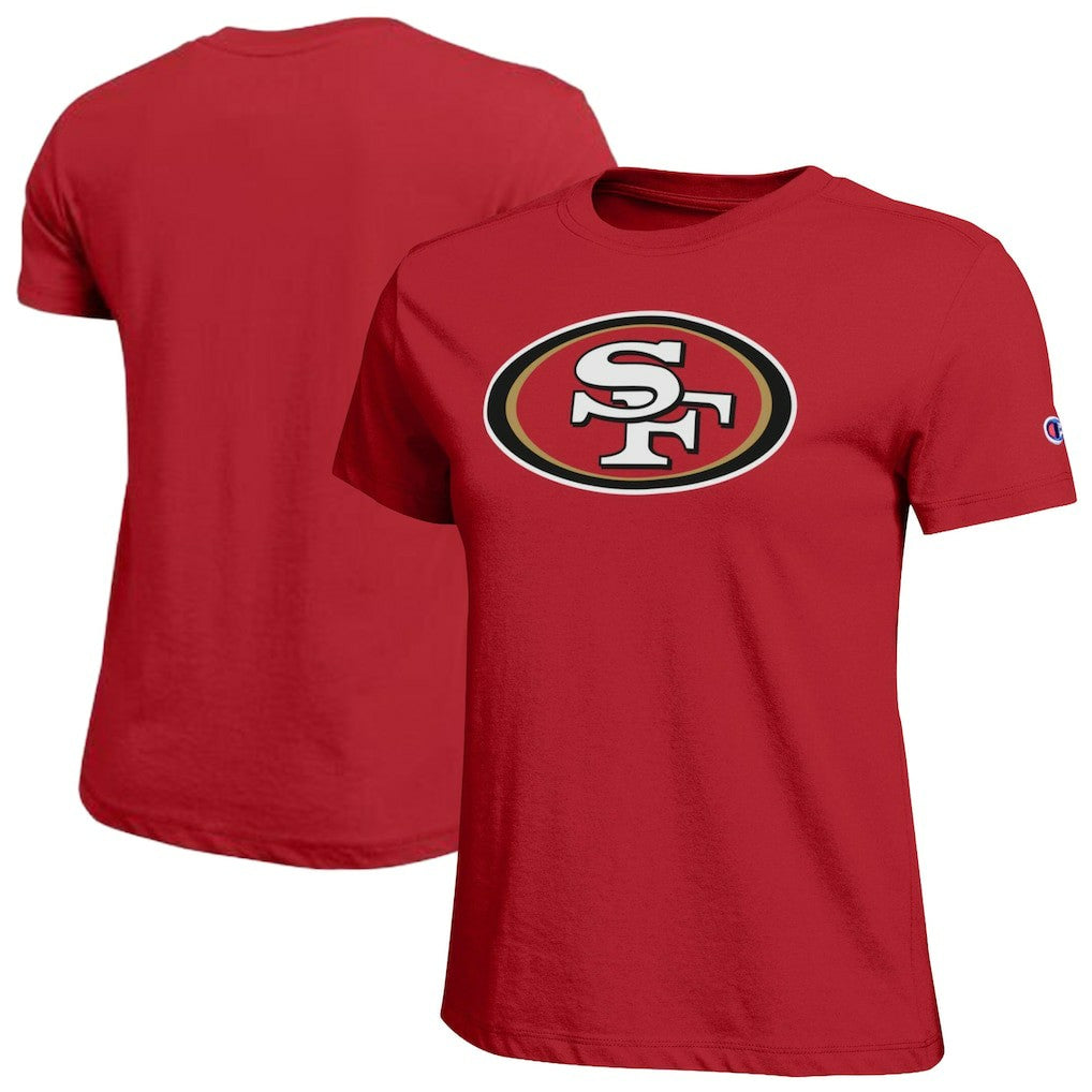 San Francisco 49ers Champion Women's Logo T-Shirt - Scarlet discount