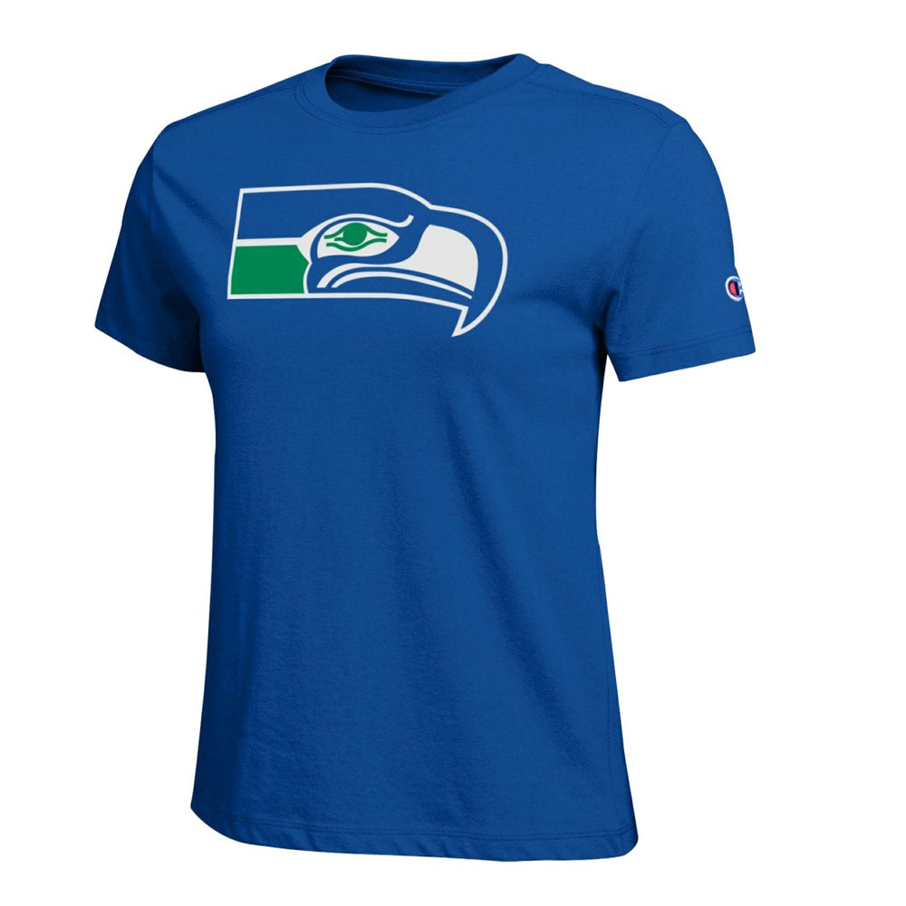 Seattle Seahawks Champion Women's Logo T-Shirt - Royal for sale