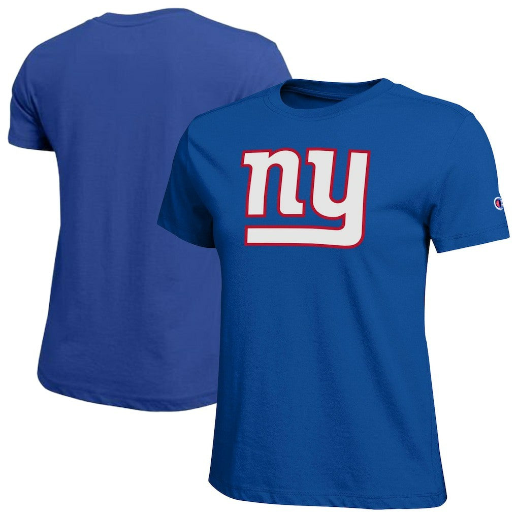 New York Giants Champion Women's Logo T-Shirt - Royal sale
