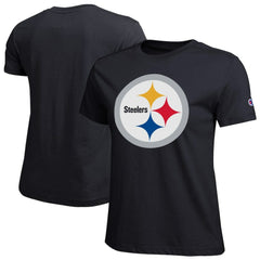 Pittsburgh Steelers Champion Women's Logo T-Shirt - Black on sale