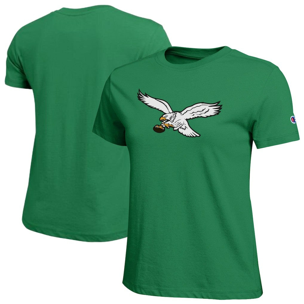 Philadelphia Eagles Champion Women's Logo T-Shirt - Kelly Green outlet