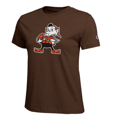 Cleveland Browns Champion Women's Logo T-Shirt - Brown discount