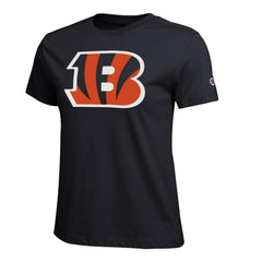 Cincinnati Bengals Champion Women's Logo T-Shirt - Black on sale