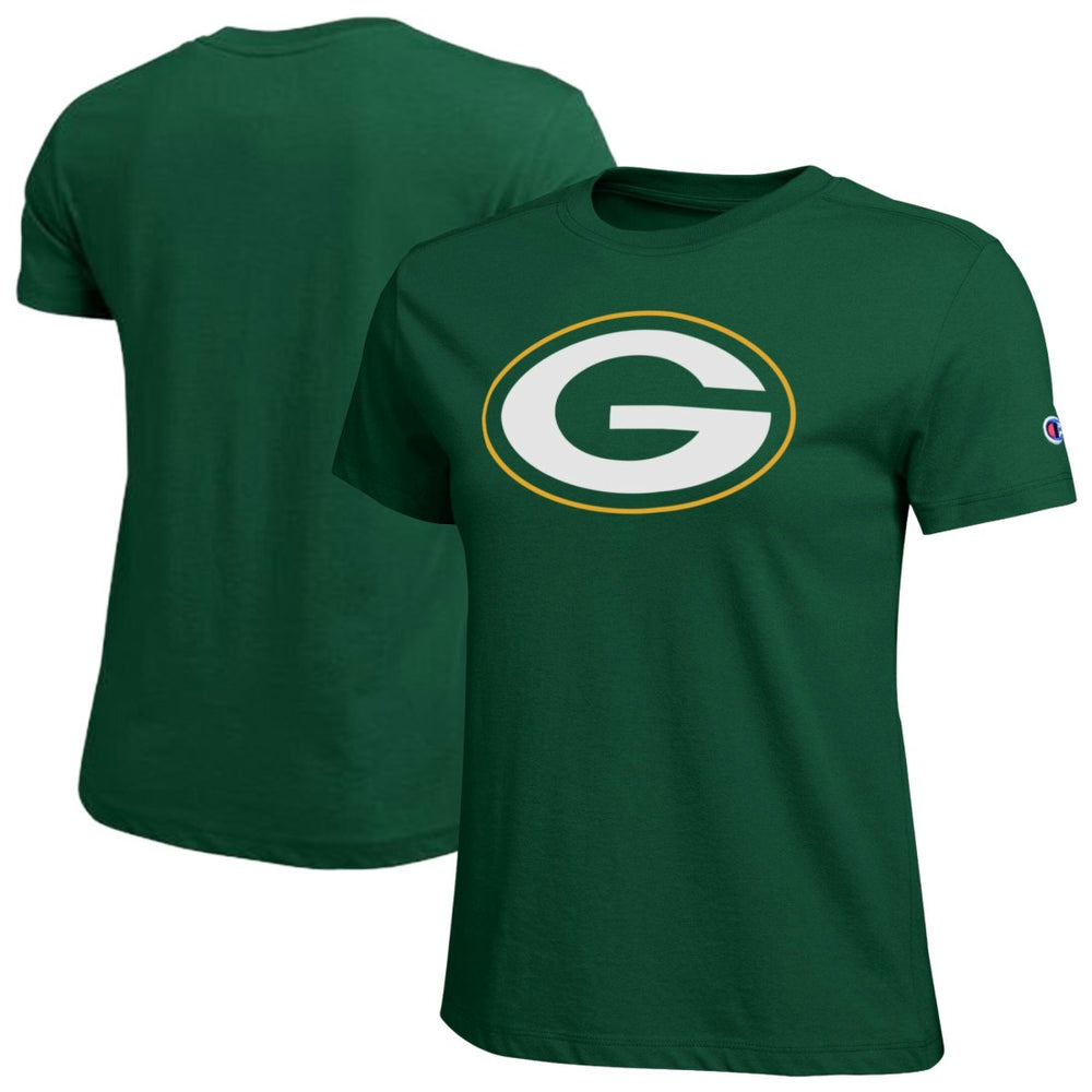 Green Bay Packers Champion Women's Logo T-Shirt - Green cheap