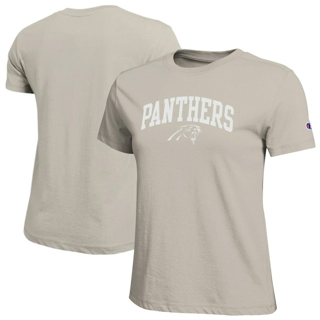 Carolina Panthers Champion Women's Cocoa Butter T-Shirt - Light Brown cheap