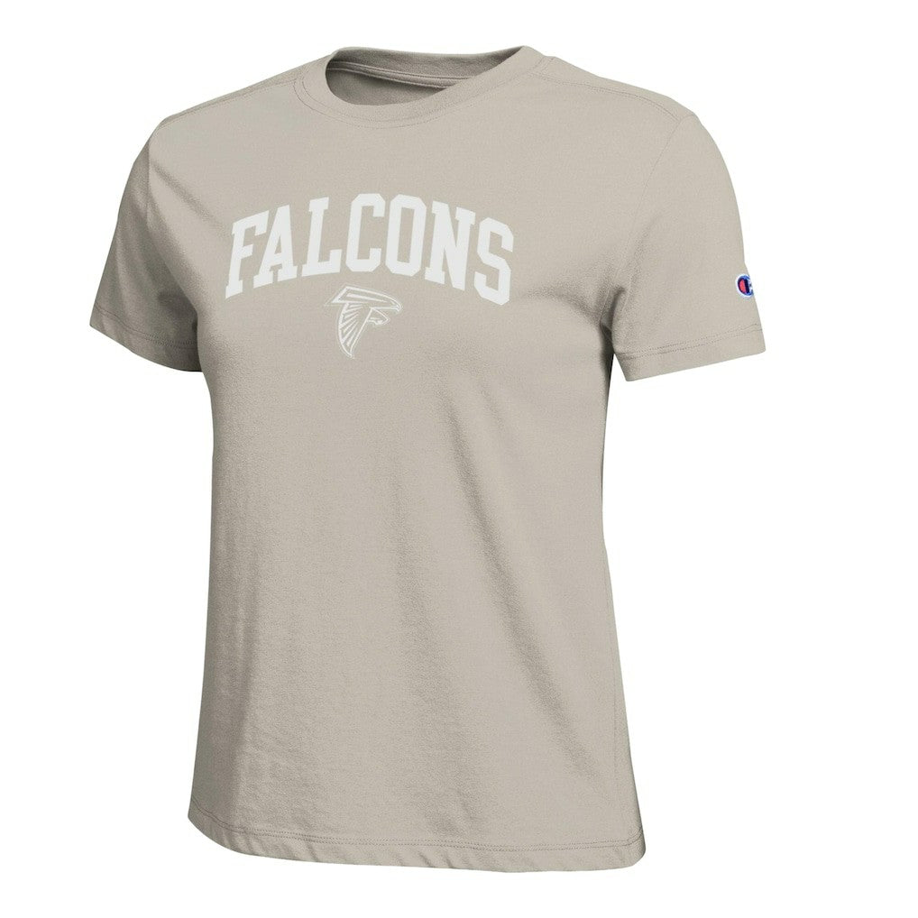 Atlanta Falcons Champion Women's Cocoa Butter T-Shirt - Light Brown on sale