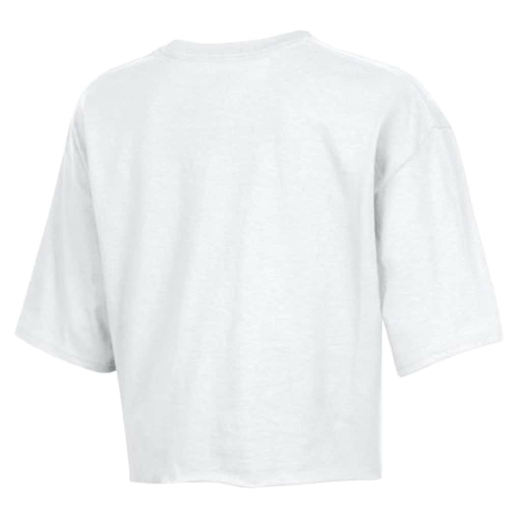 New England Patriots Champion Women's Boyfriend Cropped T-Shirt - White discount