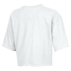 New England Patriots Champion Women's Boyfriend Cropped T-Shirt - White discount