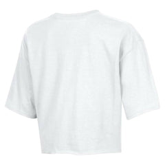 Cleveland Browns Champion Women's Boyfriend Cropped T-Shirt - White cheap