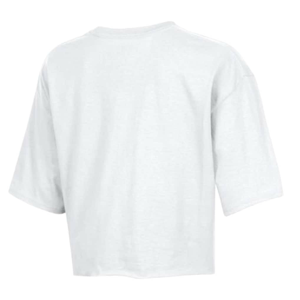 Houston Texans Champion Women's Boyfriend Cropped T-Shirt - White sale