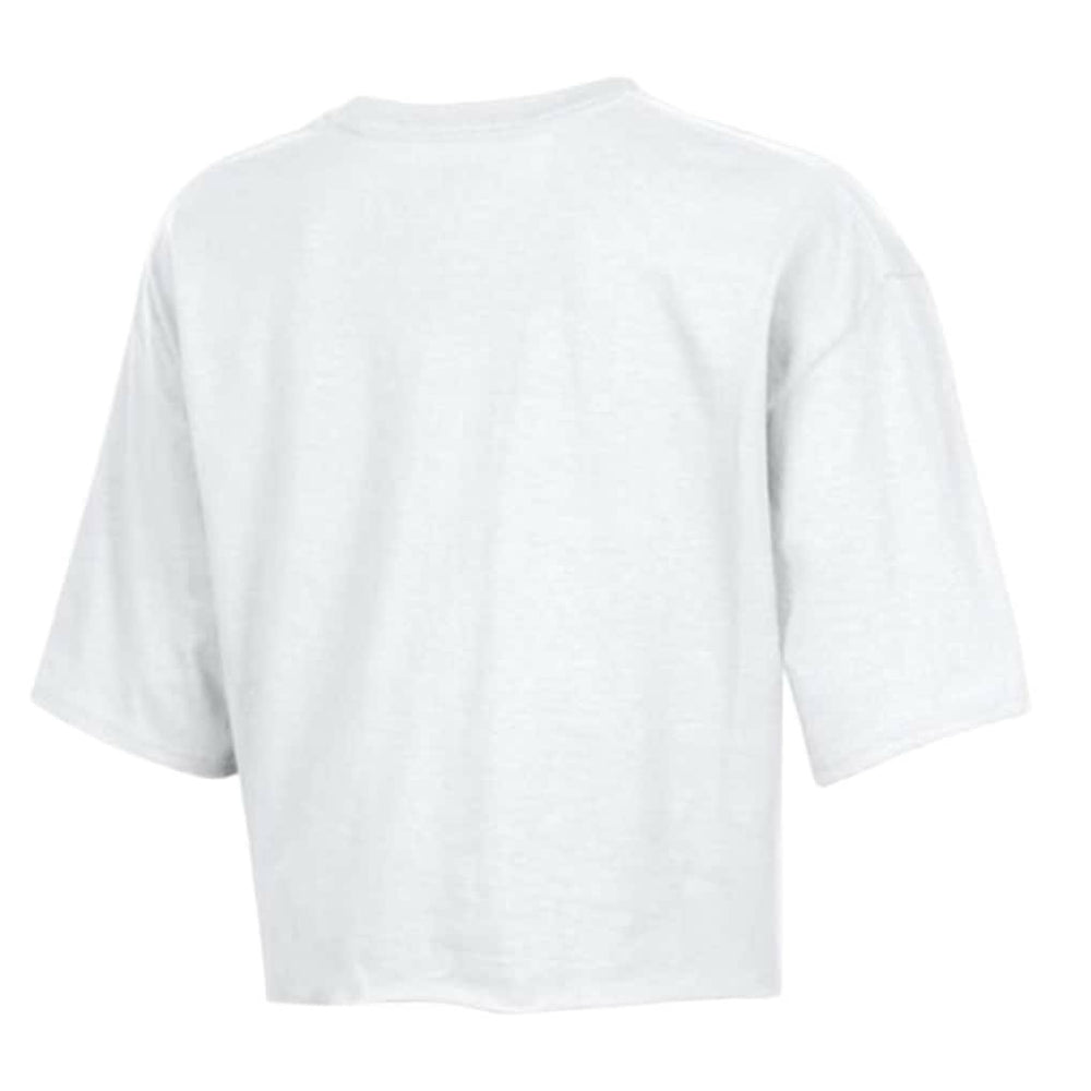 Houston Texans Champion Women's Boyfriend Cropped T-Shirt - White sale
