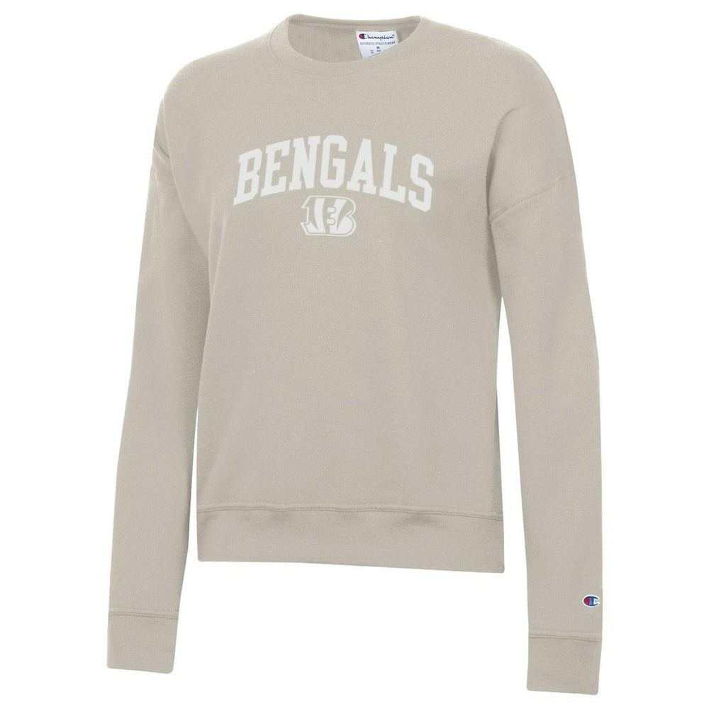 Cincinnati Bengals Champion Women's Powerblend Cocoa Butter Fleece Sweatshirt - Light Brown on sale