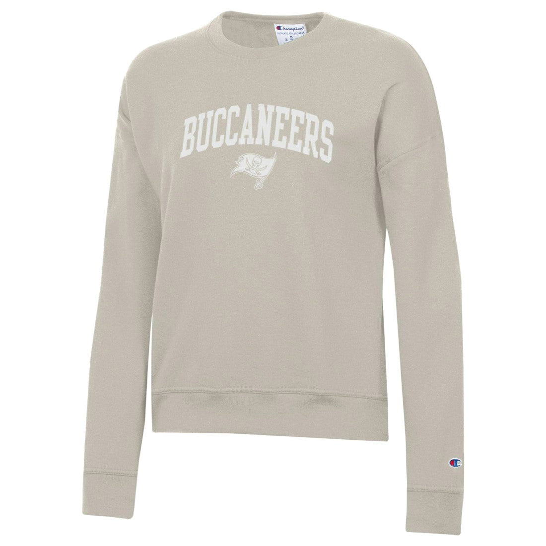 Tampa Bay Buccaneers Champion Women's Powerblend Cocoa Butter Fleece Sweatshirt - Light Brown discount