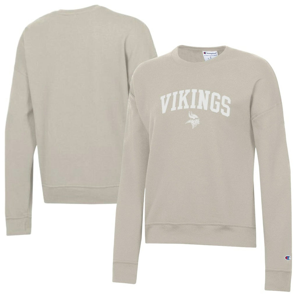 Minnesota Vikings Champion Women's Powerblend Cocoa Butter Fleece Sweatshirt - Light Brown sale