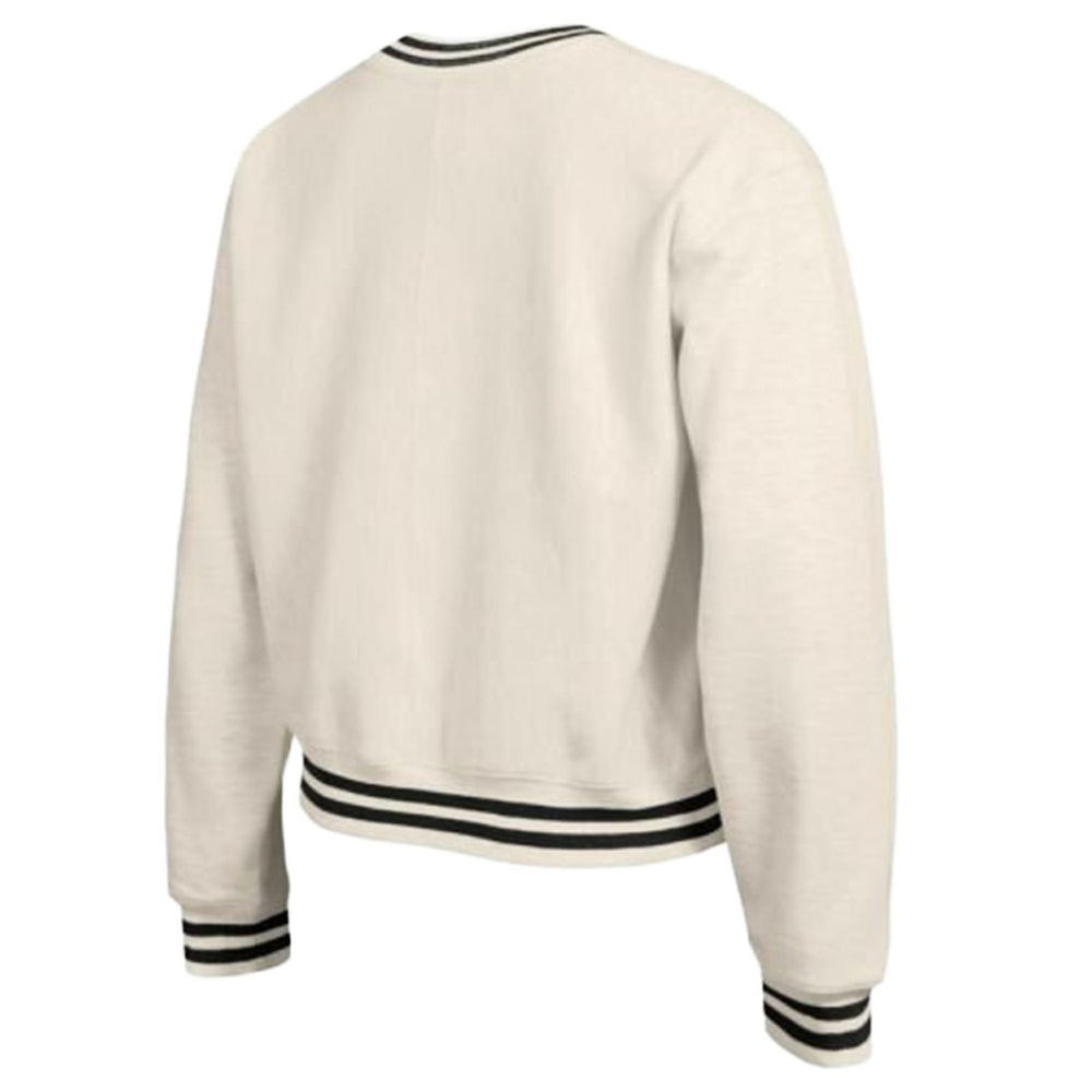 Tampa Bay Buccaneers Champion Women's Reverse Weave Fleece Sweatshirt - Cream for sale