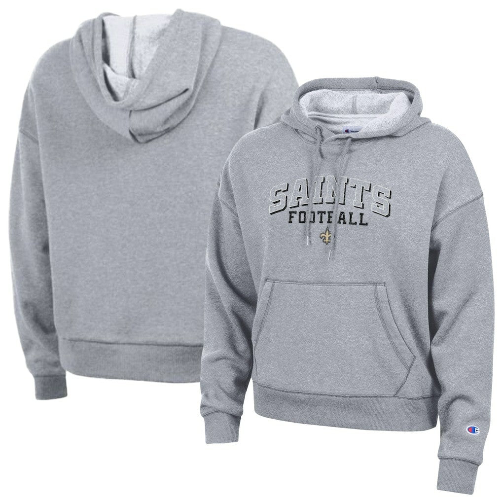 New Orleans Saints Champion Women's Triumph Tri-Blend Hoodie - Gray cheap