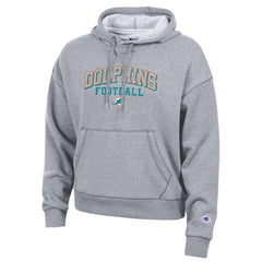 Miami Dolphins Champion Women's Triumph Tri-Blend Hoodie - Gray cheap