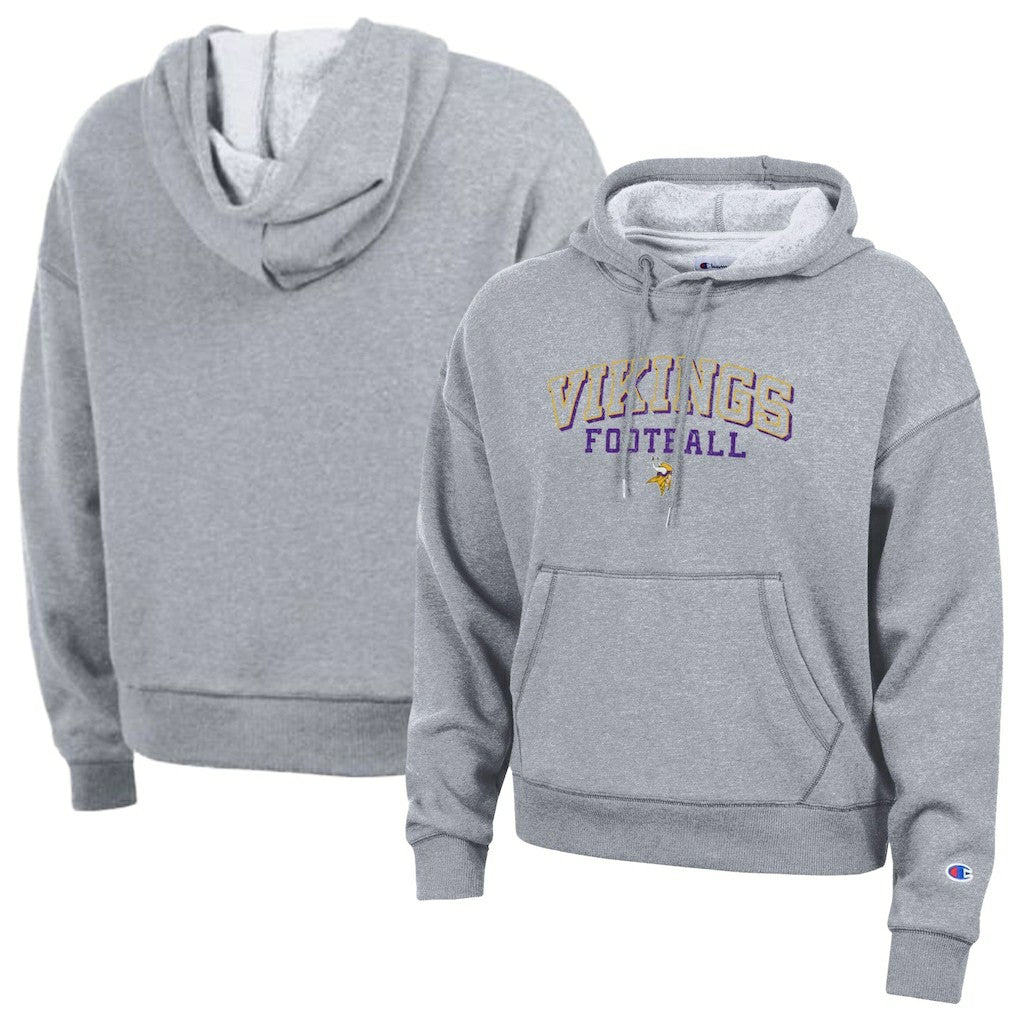Minnesota Vikings Champion Women's Triumph Tri-Blend Hoodie - Gray discount