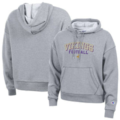 Minnesota Vikings Champion Women's Triumph Tri-Blend Hoodie - Gray discount