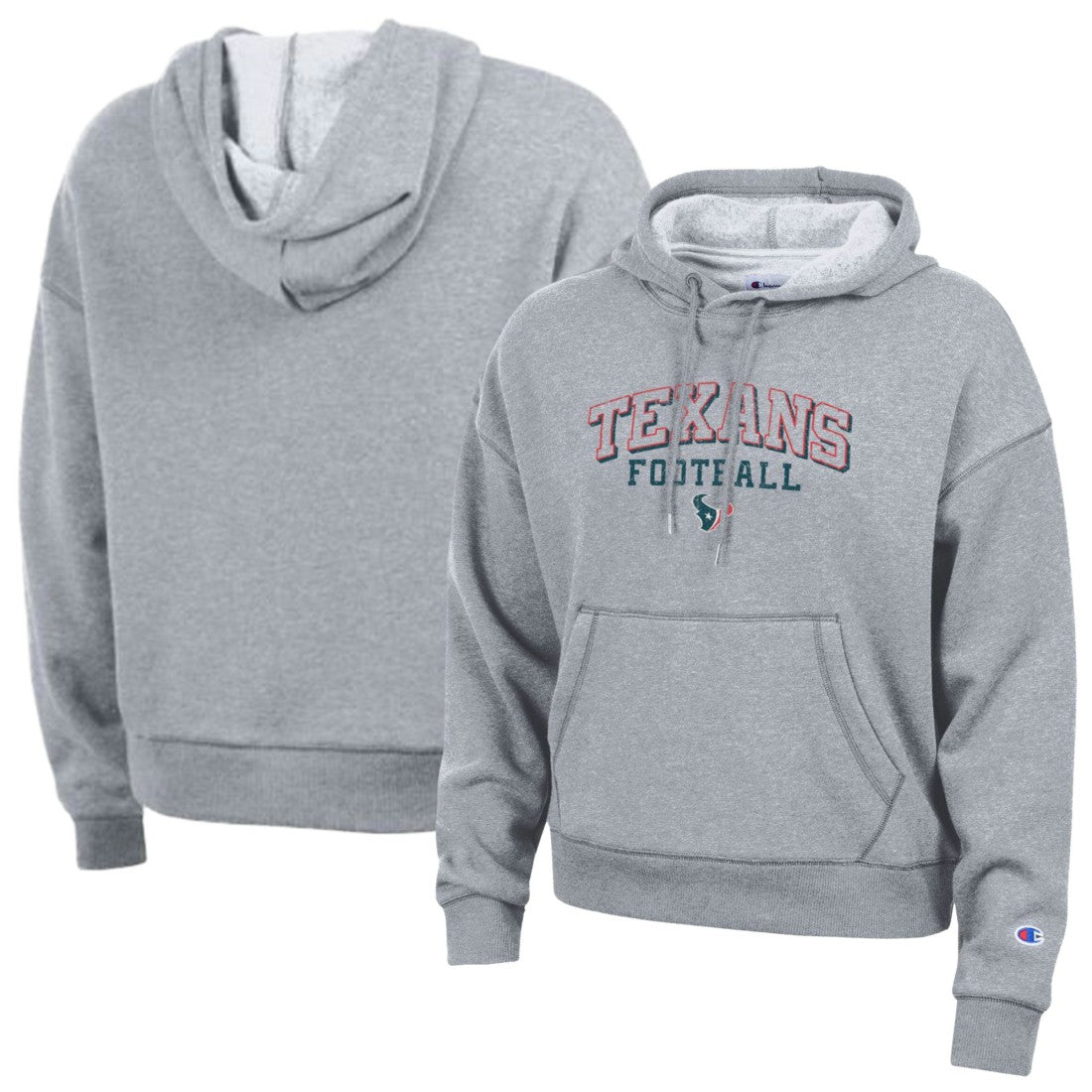 Houston Texans Champion Women's Triumph Tri-Blend Hoodie - Gray outlet