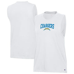 Los Angeles Chargers Champion Women's Muscle Tank Top - White for sale