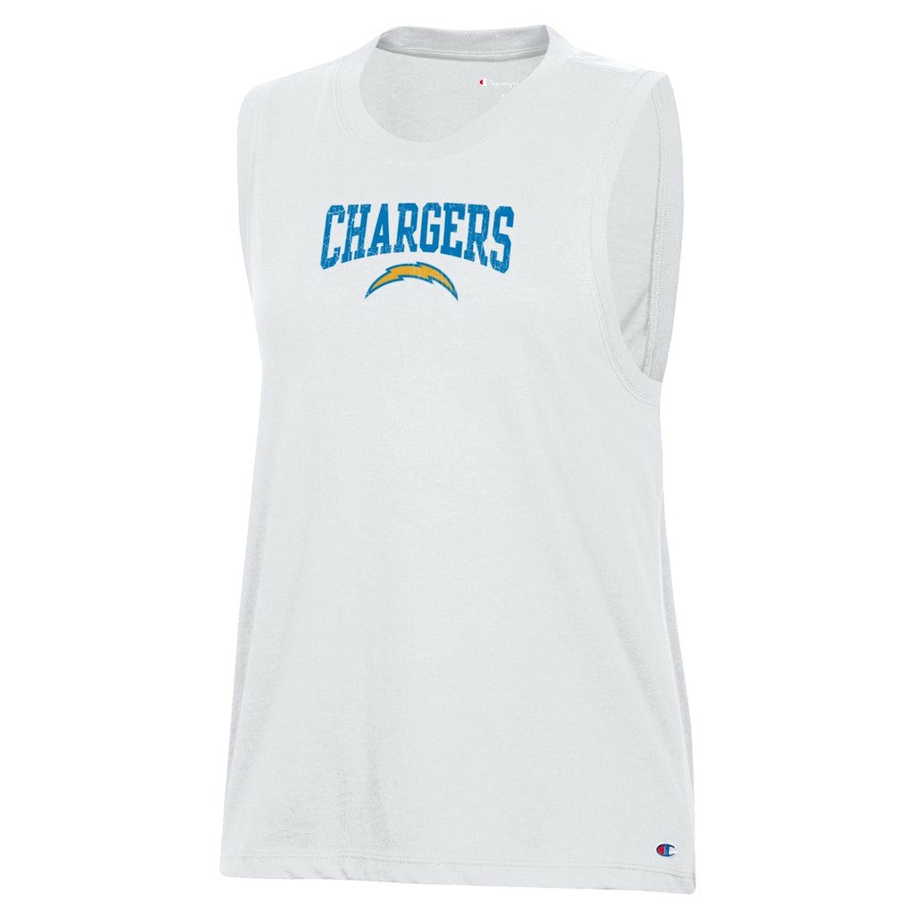 Los Angeles Chargers Champion Women's Muscle Tank Top - White for sale