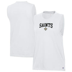 New Orleans Saints Champion Women's Muscle Tank Top - White discount