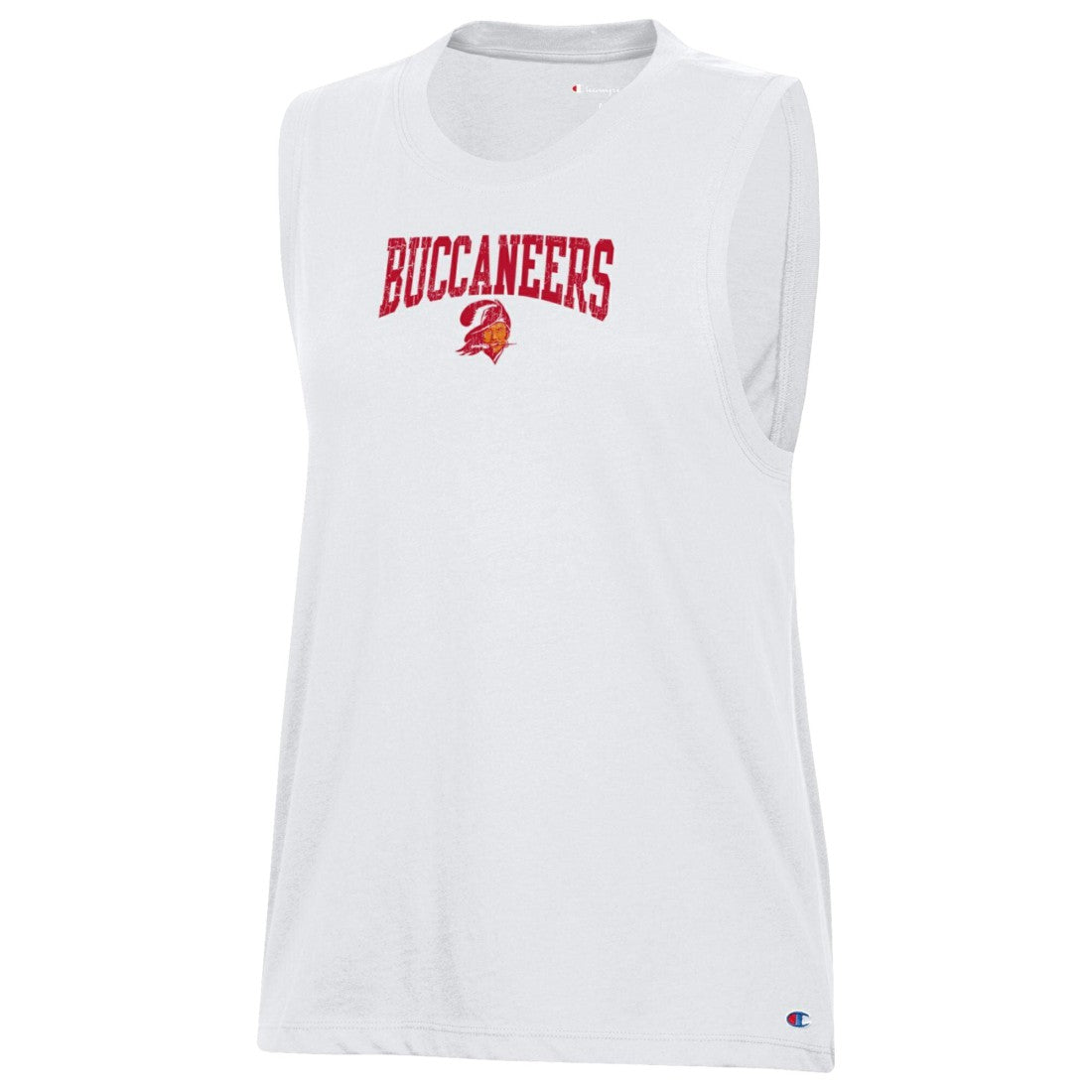 Tampa Bay Buccaneers Champion Women's Muscle Tank Top - White on sale
