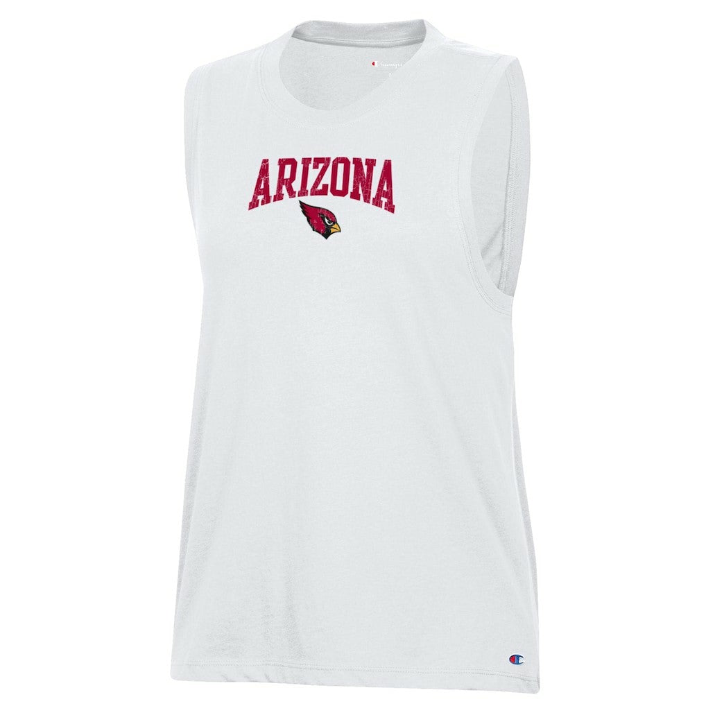 Arizona Cardinals Champion Women's Muscle Tank Top - White cheap