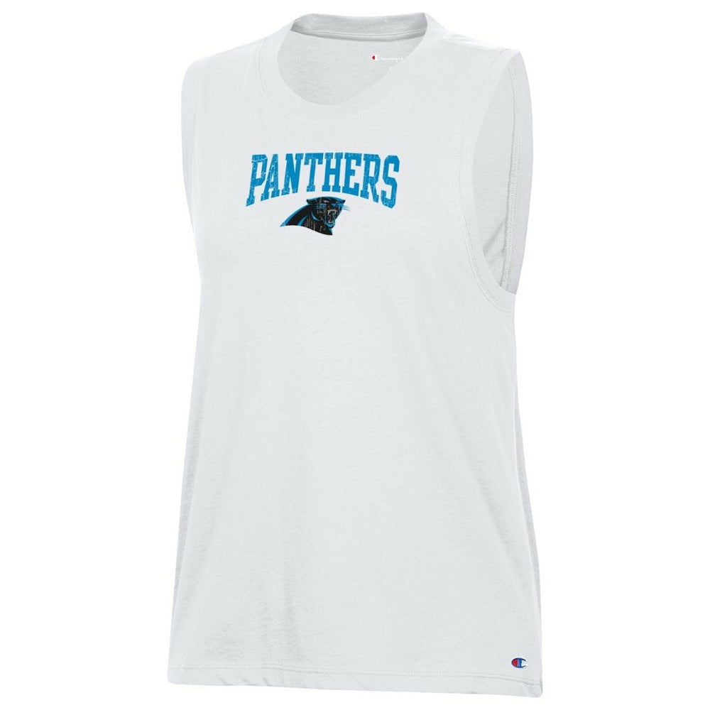 Carolina Panthers Champion Women's Muscle Tank Top - White sale