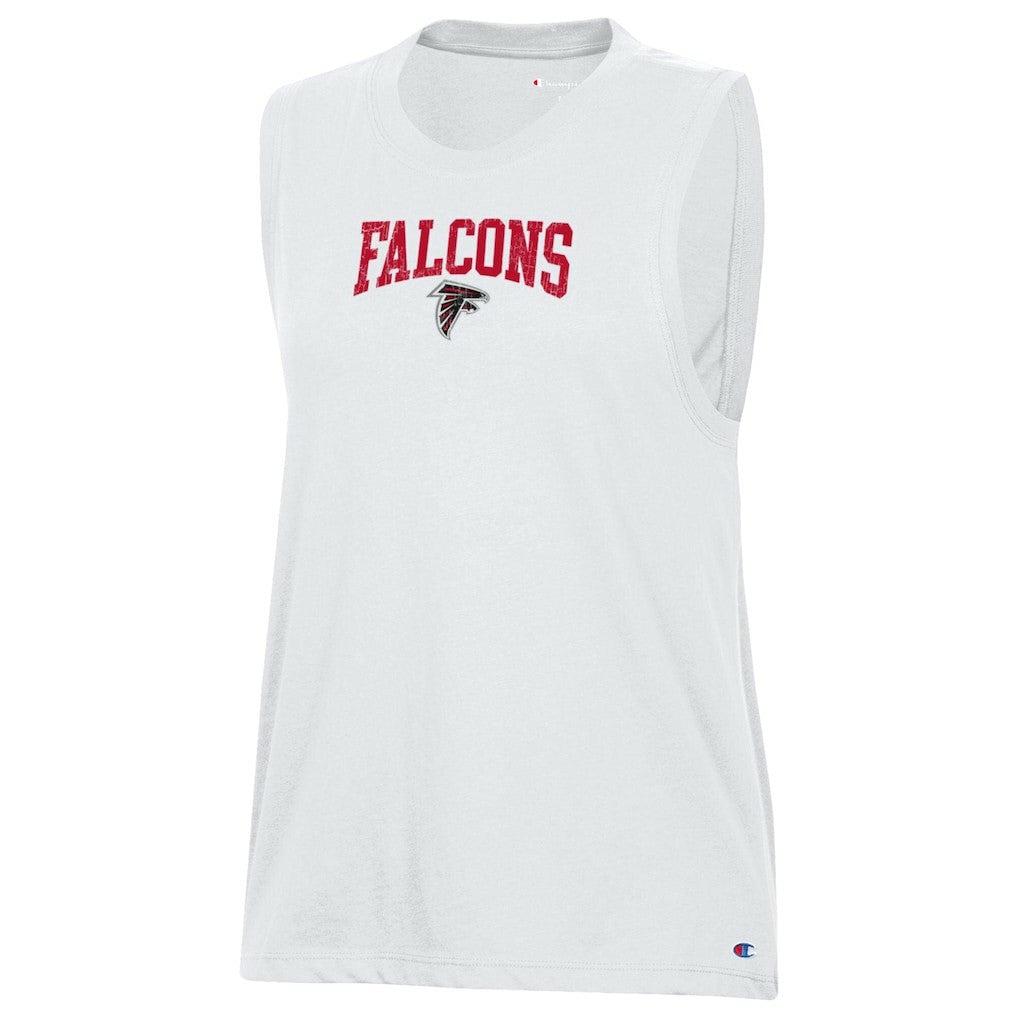 Atlanta Falcons Champion Women's Muscle Tank Top - White for sale