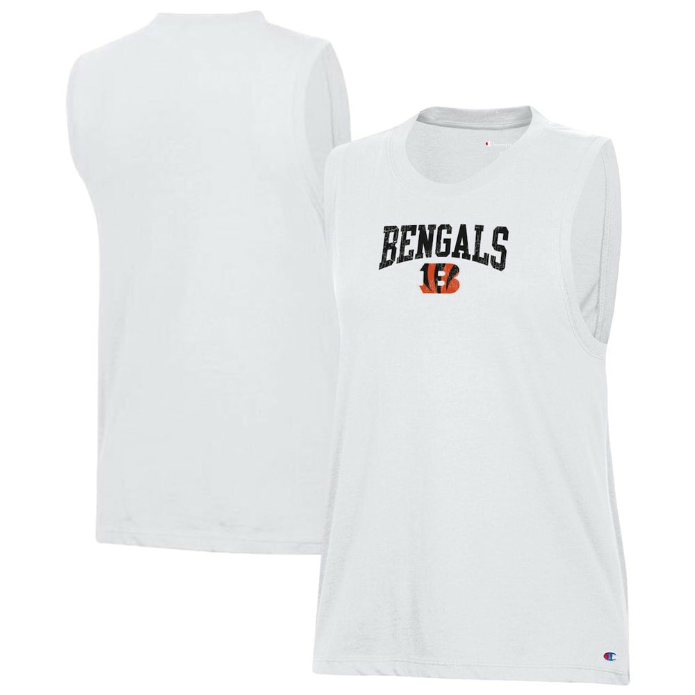Cincinnati Bengals Champion Women's Muscle Tank Top - White online