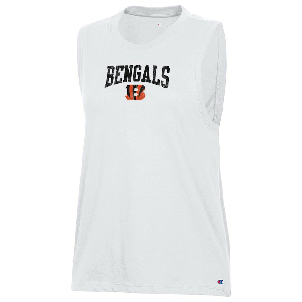 Cincinnati Bengals Champion Women's Muscle Tank Top - White online
