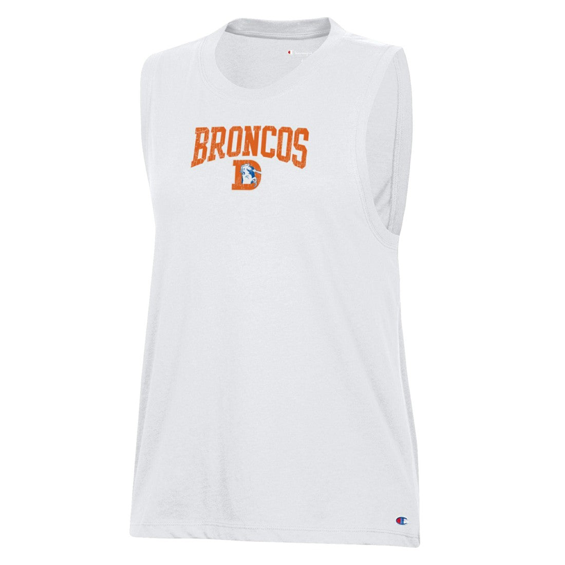 Denver Broncos Champion Women's Muscle Tank Top - White online