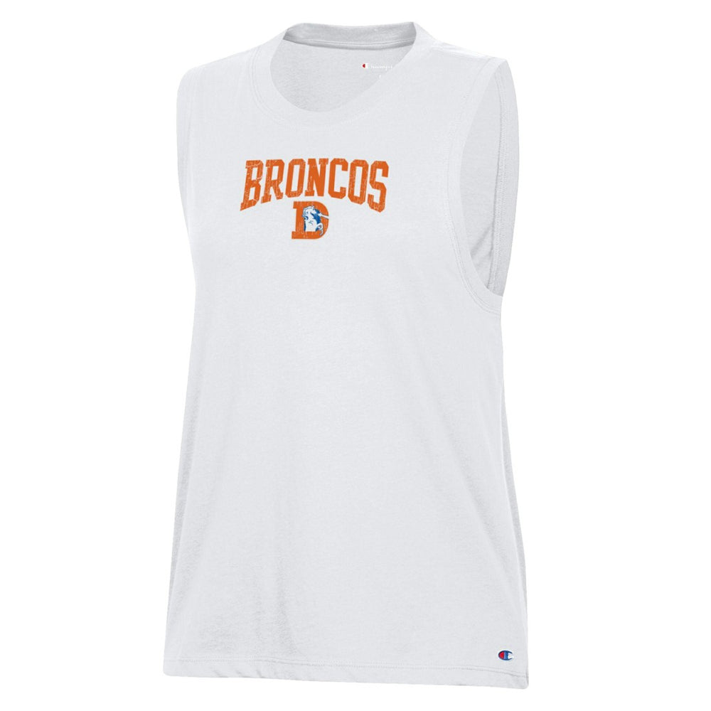 Denver Broncos Champion Women's Muscle Tank Top - White online