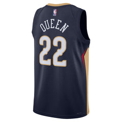 Derik Queen New Orleans Pelicans Unisex Swingman Jersey - Icon Edition - Navy | Nike for sale