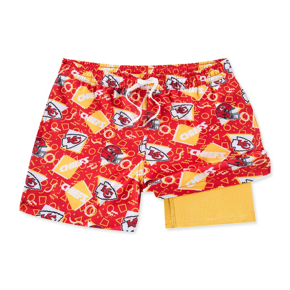 Kansas City Chiefs Chubbies Game Day Fit Classic Lined Swim Trunks - Red outlet