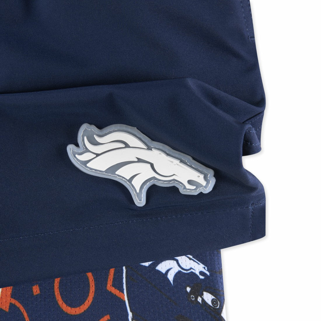 Denver Broncos Chubbies The Secret Lined Swim Trunks - Navy for sale